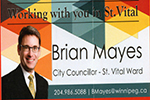 Brian Mayes City Councillor - St. Vital